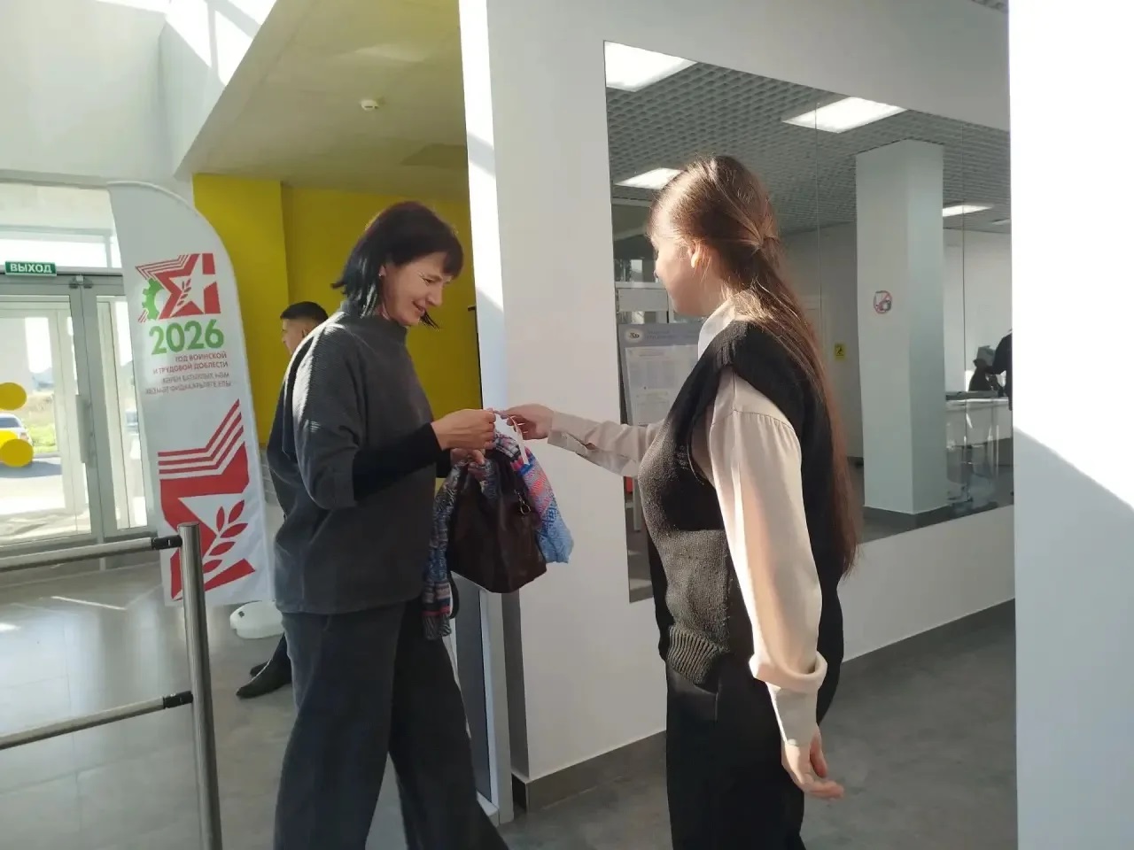 Студенты Агротехнического техникума принимают активное участие в выборах.